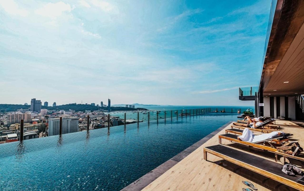 Amazing Infinity Pool Condo Next To The Beach Pattaya Buitenkant foto