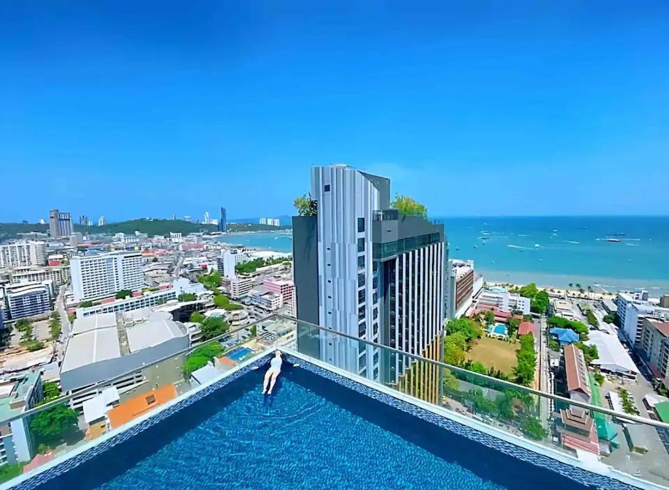 Amazing Infinity Pool Condo Next To The Beach Pattaya Buitenkant foto